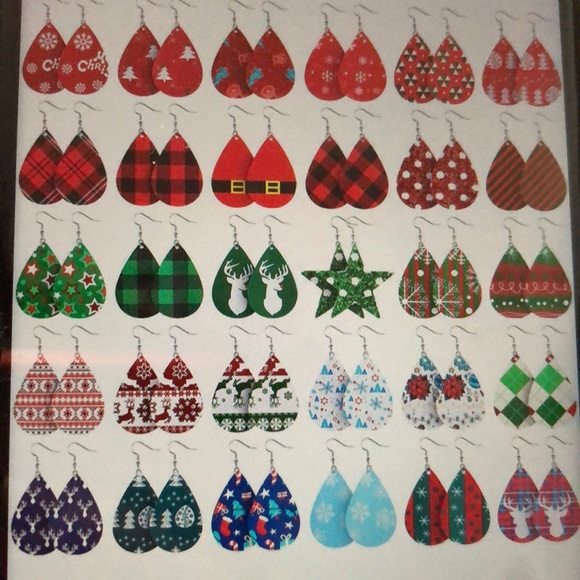 Christmas earrings NEW double sided earrings  🎄 NEW - Picture 2 of 10